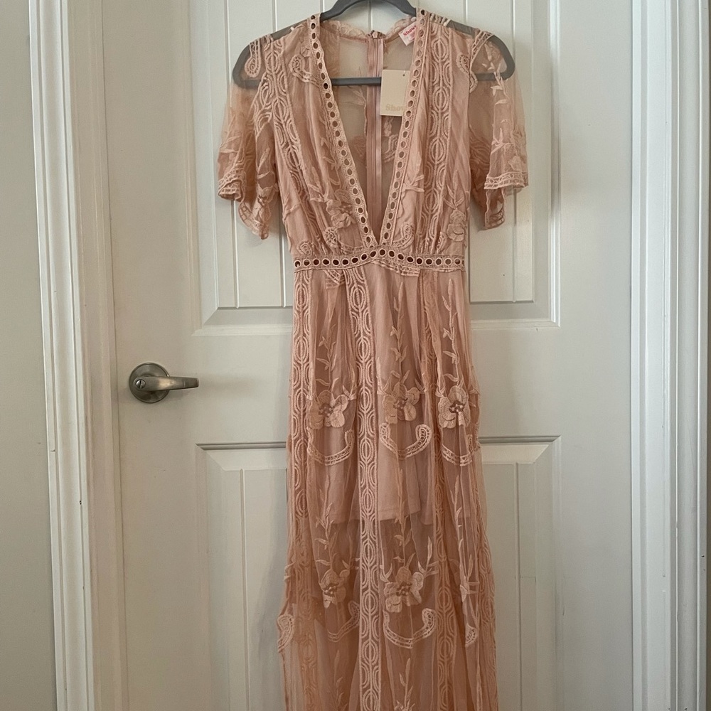 Love spell lace maxi dress from Showpo